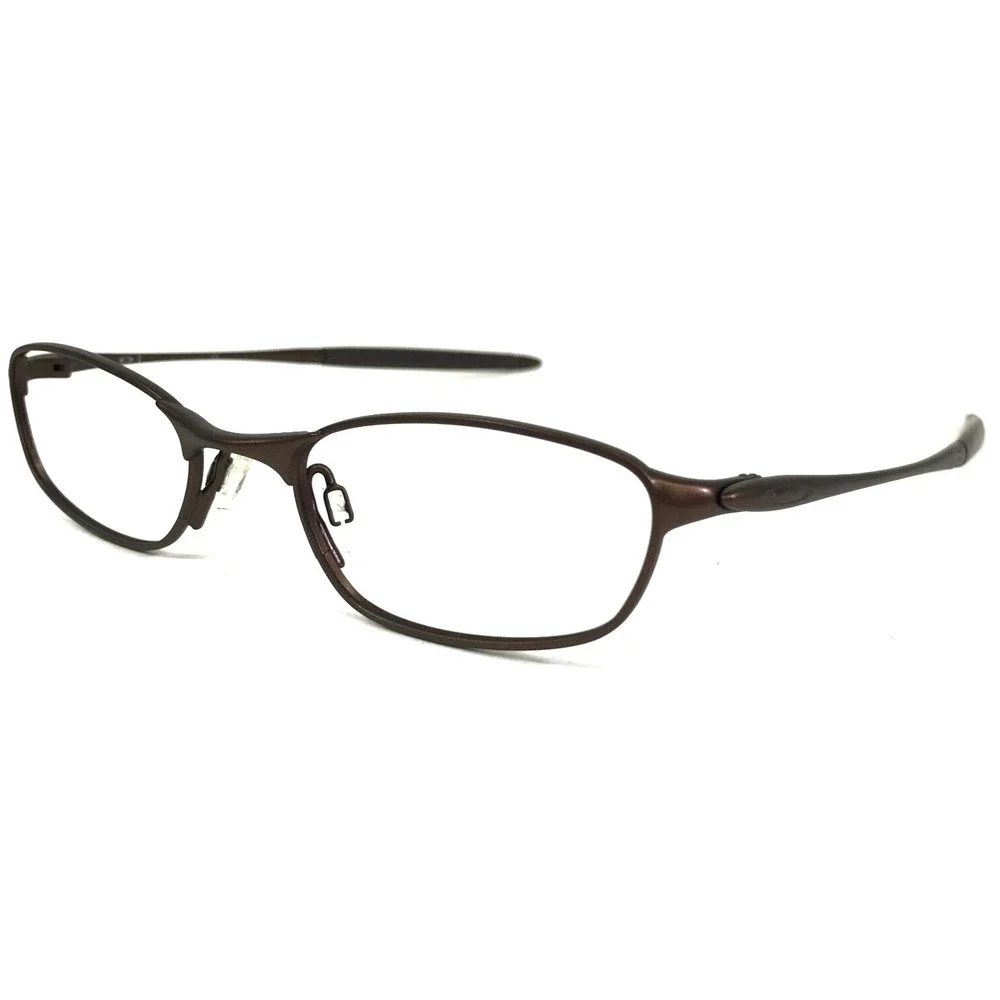 Vintage Oakley Eyeglasses Frames O2 11-614 Red Matte Burgundy Wrap 48-19-130 - Picture 1 of 11